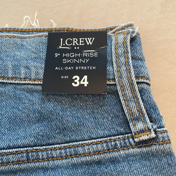 J. Crew 9” High Rise Skinny All Day Stretch Jeans - Picture 2 of 6